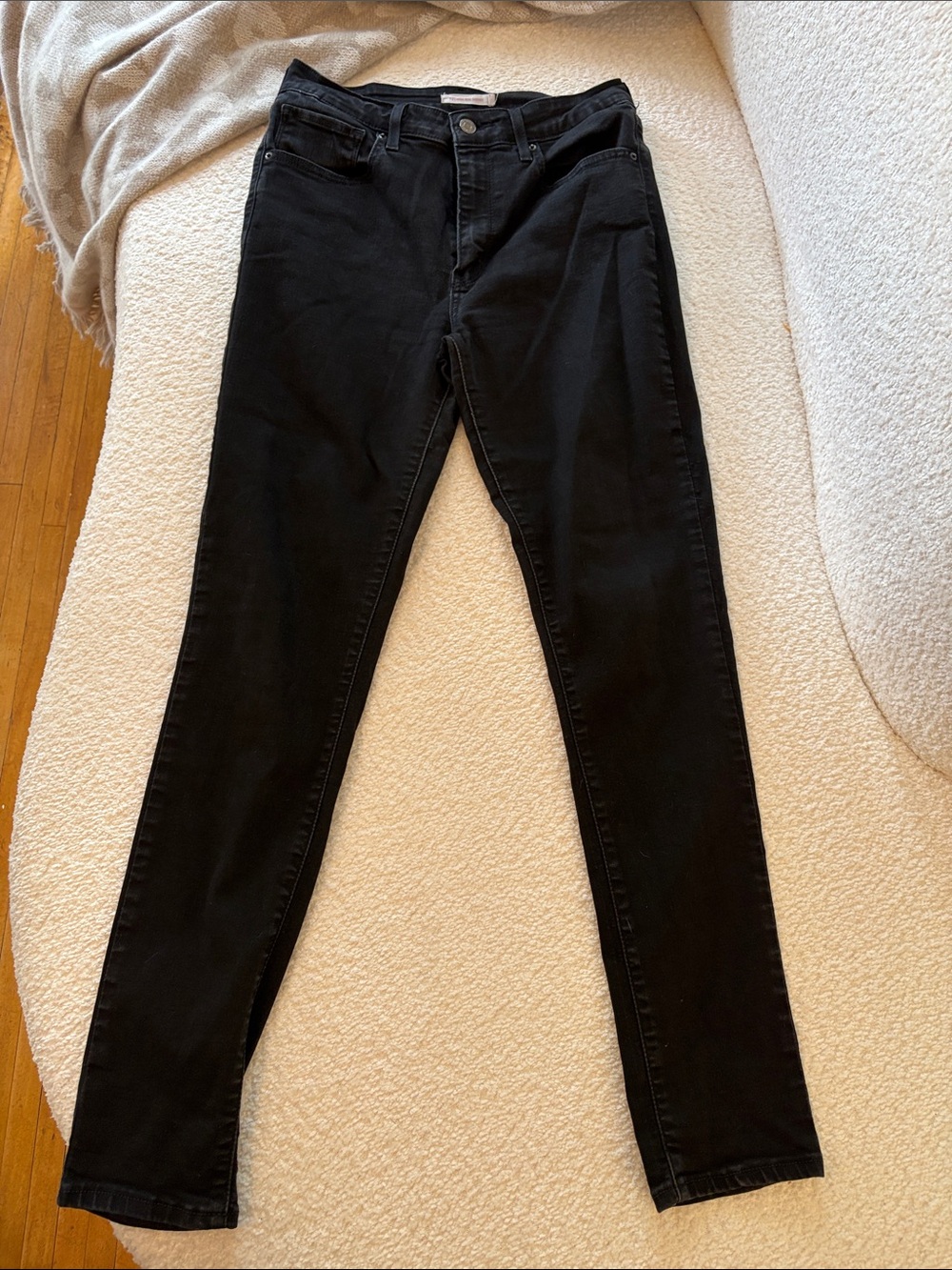 Levi's Black High-Rise Skinny Jeans